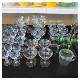 Vintage glassware