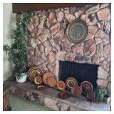 Vintage wood plates