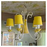 Mid century vintage chandelier dining room lamp