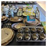Mid century roly glasses with carrier