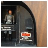 Vintage Kenner Darth Vader Star Wars figurine carrying case with figurines