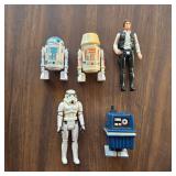 Vintage Kenner Star Wars action figures