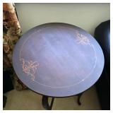 Antique accent table