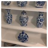 Chinese Qinghua pottery and vases