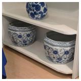 Chinese Qinghua pottery and vases
