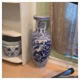 Chinese Qinghua pottery and vases