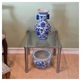 Chinese Qinghua pottery and vases