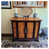 Flip top buffet server cabinet