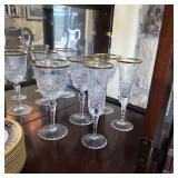 Ebeling and Reuss German hand blown crystal glasses