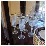 Ebeling and Reuss German hand blown crystal glasses