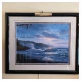 Roy Gonzalez Tabora "Soft Glow of Evening Beach Waves" 