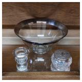 Dorothy Thorpe silver rim bowl