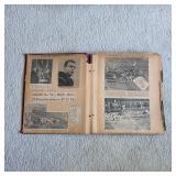1940s sports scrapbook, baseball, basketball, football