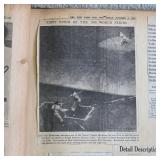 1940s 1950s sports scrapbook, baseball, basketball, football