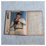 1940s 1950s sports scrapbook, baseball, basketball, football
