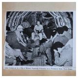 1940s World War II scrapbook, news clippings, pictures