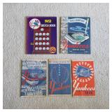 1940s 1950s New York Yankees baseball programs and scorecards