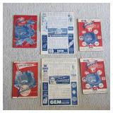 1940s 1950s New York Giants baseball programs and scorecards