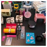 Barbie dolls and Barbie accessories
