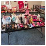 Barbie dolls and Barbie accessories