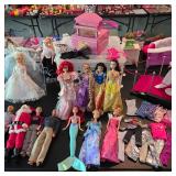 Barbie dolls and Barbie accessories