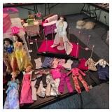 Barbie dolls and Barbie accessories