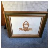 Iron Giant needlepoint art