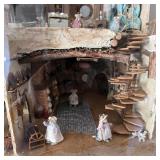 "Mouse Mansion" magazine featured miniature mouse diorama