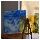 Stained glass panels