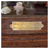 Antique cabinet by Grand Rapids Fixtures for Western Wholesale Drug Co. 
