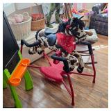 Radio Flyer Freckles plush interactive riding horse