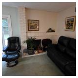 Ekornes Stressless chair with ottoman