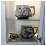 Limoges and Bavarian porcelain pottery