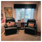 La-Z-Boy leather rocking recliner chairs