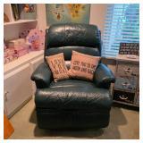 La-Z-Boy leather rocking recliner chair