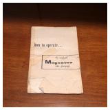 1940s Magnificent Magnavox turntable radio cabinet