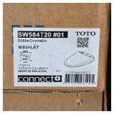 Toto toilet with electronic bidet