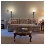 Vintage sofa and coffee table