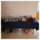 Vintage crystal and glass