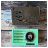 1950s Olympic model 666 transistor radio with case
