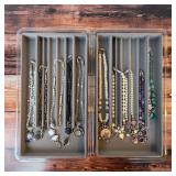 Sterling silver and gemstone necklaces from the Echo of the Dreamer line, Mars and Valentine, and Am