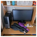 Dell desktop computer, Acer computer monitor 