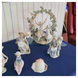 Collection of gorgeous Lladro figurines, including 1366 "Girls in the Swing"