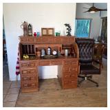 Vintage roll top desk