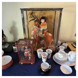 Samurai display dolls