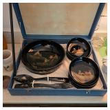 Japanese black lacquer ware