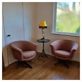 MCM Danish modern swivel chairs