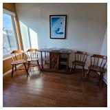 Nichols & Stone solid maple dining chairs