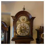 18th century long case grandfather clock from London, beautifully restored