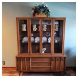 Kent Coffey Perspecta style china display cabinet